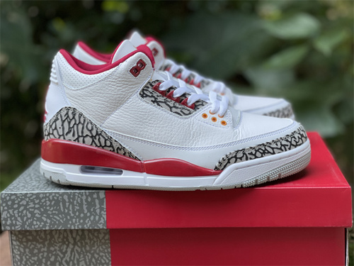 Original version_ Air Jordan 3 _Cardinal Red_ item_ CT8532-126_ full code shipment_ 40_47.5-4d8f649b